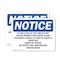 Signmission Co-Pay Is Due At The Time Of Visit Please, 10 in W x Rectangle, Plastic OS-2PACK-NS-P-710-L-10834 - alternate 1